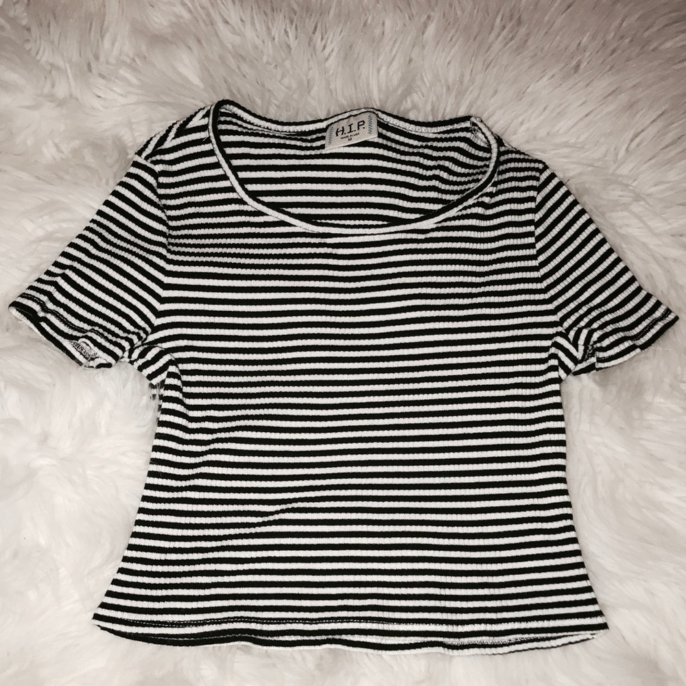 Stripped crop top